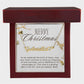 Personalised Name Necklace For Mom ~Matthew 5:16~ (Heart)