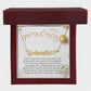 Personalised Name Necklace For Mom ~Philippians 4:7~ (Heart)