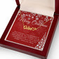 Personalised Name Necklace For Mom ~Proverbs 31:28~ (Heart)