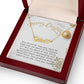 Personalised Name Necklace For Mom ~Philippians 4:7~ (Heart)