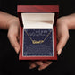 Personalised Name Necklace For Mom ~Hebrews 11:1~ (Heart)