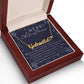 Personalised Name Necklace For Mom ~Hebrews 11:1~ (Heart)