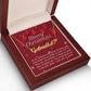 Personalised Name Necklace For Mom ~Luke 2:10-11~ (Heart)