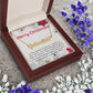 Personalised Name Necklace For Mom ~Acts 20:35~ (Heart)