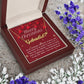 Personalised Name Necklace For Mom ~Luke 2:10-11~ (Heart)
