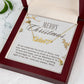 Personalised Name Necklace For Mom ~Matthew 5:16~ (Heart)