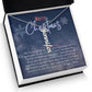 Personalised Name Necklace For Mom ~Colossians 3:14~ (Vertical)