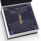 Personalised Name Necklace For Mom ~Hebrews 11:1~ (Vertical)