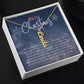 Personalised Name Necklace For Mom ~Colossians 3:14~ (Vertical)