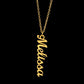 Personalised Name Necklace For Mom ~Colossians 3:14~ (Vertical)