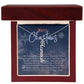 Personalised Name Necklace For Mom ~Colossians 3:14~ (Vertical)