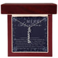 Personalised Name Necklace For Mom ~Hebrews 11:1~ (Vertical)
