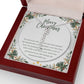 Personalised Name Necklace For Wife ~Matthew 2:10-11~ (Vertical)