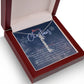 Personalised Name Necklace For Mom ~Colossians 3:14~ (Vertical)