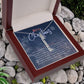 Personalised Name Necklace For Mom ~Colossians 3:14~ (Vertical)