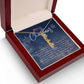 Personalised Name Necklace For Mom ~Colossians 3:14~ (Vertical)