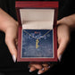 Personalised Name Necklace For Mom ~Colossians 3:14~ (Vertical)