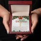 Personalised Name Necklace For Daughter ~Nehemiah 8:10~ (Vertical)