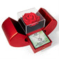 Peace I Leave With You (John 14:27) | Love Knot Necklace in Red Heart Rose Box