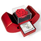 He Will Restore To You The Years (Joel 2:25) | Love Knot Necklace in Red Heart Rose Box