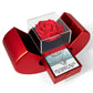 Faith Moves Mountains (Matthew 17:20) | Love Knot Necklace in Red Heart Rose Box