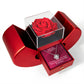 Took Our Infirmities (Matthew :17) | Love Knot Necklace in Red Heart Rose Box