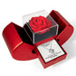 Hope Does Not Disappoint (Romans 5:5) | Love Knot Necklace in Red Heart Rose Box