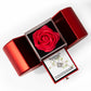 He Will Restore To You The Years (Joel 2:25) | Love Knot Necklace in Red Heart Rose Box