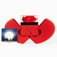 We Walk By Faith, Not By Sight (2 Corinthians 5:7) | Love Knot Necklace in Red Heart Rose Box