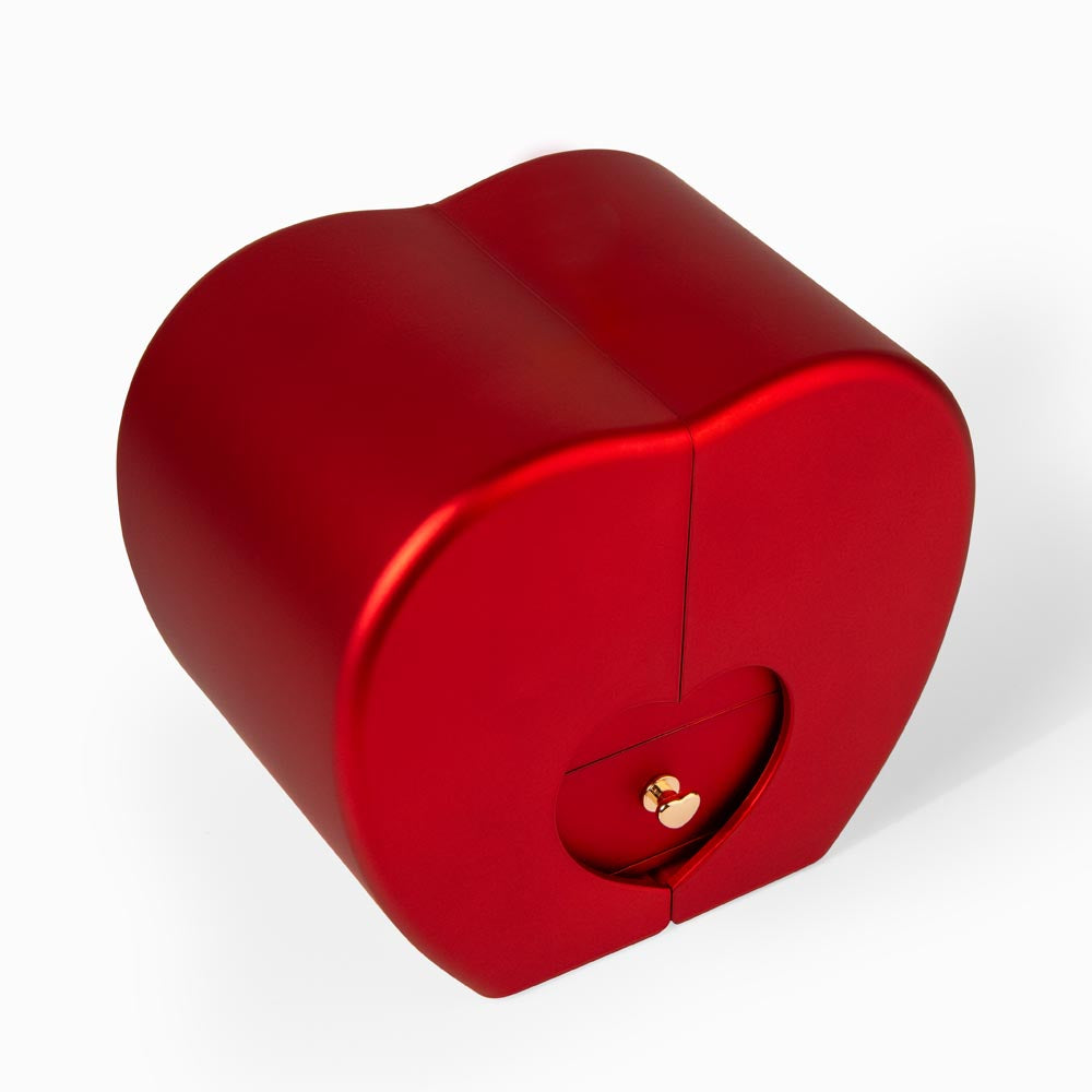 My Strength and My Shield (Psalm 28:7) | Love Knot Necklace in Red Heart Rose Box