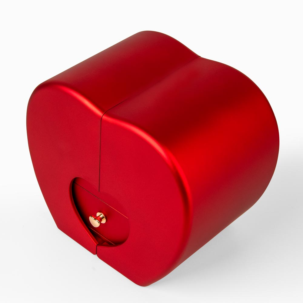 Cast All Your  Anxiety On Him (1 Peter 5:7) | Love Knot Necklace in Red Heart Rose Box