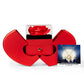 We Walk By Faith, Not By Sight (2 Corinthians 5:7) | Love Knot Necklace in Red Heart Rose Box