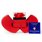 My Strength and My Shield (Psalm 28:7) | Love Knot Necklace in Red Heart Rose Box