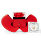 He Heals Your Diseases (Psalm 103:3) | Love Knot Necklace in Red Heart Rose Box