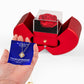 My Strength and My Shield (Psalm 28:7) | Love Knot Necklace in Red Heart Rose Box