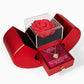 Took Our Infirmities (Matthew :17) | Love Knot Necklace in Red Heart Rose Box