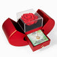 Peace I Leave With You (John 14:27) | Love Knot Necklace in Red Heart Rose Box