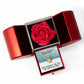 Faith Moves Mountains (Matthew 17:20) | Love Knot Necklace in Red Heart Rose Box