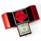 Peace I Leave With You (John 14:27) | Love Knot Necklace in Red Heart Rose Box