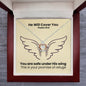 He Will Cover You (Psalm 91:4) | Crown Pendant Necklace, A Royal Identity in Christ