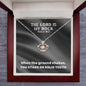 The Lord Is My Rock (Psalm 18:2) | Crown Pendant Necklace, A Royal Identity in Christ