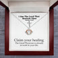 I Am The Lord That Healeth Thee (Exodus 15:26) | Crown Pendant Necklace, A Royal Identity in Christ