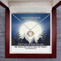 We Walk By Faith, Not By Sight (2 Corinthians 5:7) | Crown Pendant Necklace, A Royal Identity in Christ