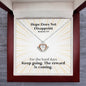 Hope Does Not Disappoint (Romans 5:5) | Crown Pendant Necklace, A Royal Identity in Christ