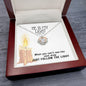 He Is My Light (Psalm 27:1) | Crown Pendant Necklace, A Royal Identity in Christ