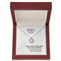 My Heart Trusts In Him (Psalm 28:7) | Crown Pendant Necklace, A Royal Identity in Christ