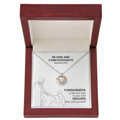 Be Kind And Compassionate (Ephesians 4:32) | Crown Pendant Necklace, A Royal Identity in Christ