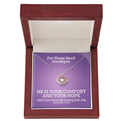 I Will Turn Your Mourning Into Joy (Jeremiah 31:13) | Crown Pendant Necklace, A Royal Identity in Christ