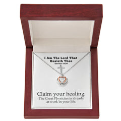 I Am The Lord That Healeth Thee (Exodus 15:26) | Crown Pendant Necklace, A Royal Identity in Christ