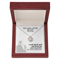 You Have Lifted Me Out (Psalm 30:2) | Crown Pendant Necklace, A Royal Identity in Christ